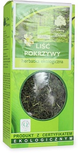 HERBATKA LIŚĆ POKRZYWY BIO 25 g - DARY NATURY