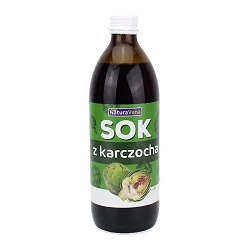 SOK Z KARCZOCHA 100 %  500 ml - NATURAVENA *