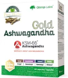 Olimp Gold Ashwagandha KSM kaps. 60kaps.