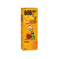 Przekąska roll mango bez dodatku cukru bezglutenowa 30 g - Bob Snail *