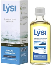 LYSI Tran islandzki naturalny olej 240ml