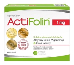 Actifolin 1 mg tabl. powl.  60 tabl. 