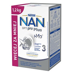NAN Optipro Plus 3 HMO prosz. 1200 g