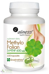 Aliness MethyloFolian 600mg 100 kaps.