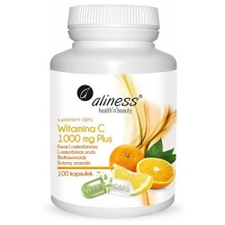 Aliness Witamina C 1000mg PLUS 100 kaps. 