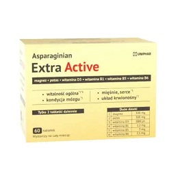 Asparaginian Extra Active tabl. 60 tabl.