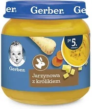 GERBER Zupka jarzynowa z królikiem 125g