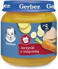 GERBER Obiadek Jarzynki Z Cielęcinką 125g