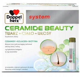 Doppelherz System Ceramide Beauty płyn 30 amp.po 25 ml