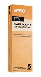 Apteo Test owulacyjny strumieniowy LH 5szt