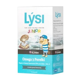 LYSI Junior Omega 3 Perełki o smaku gumy