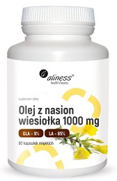 Aliness Olej z wiesiołka 1000mg x 90 kaps.