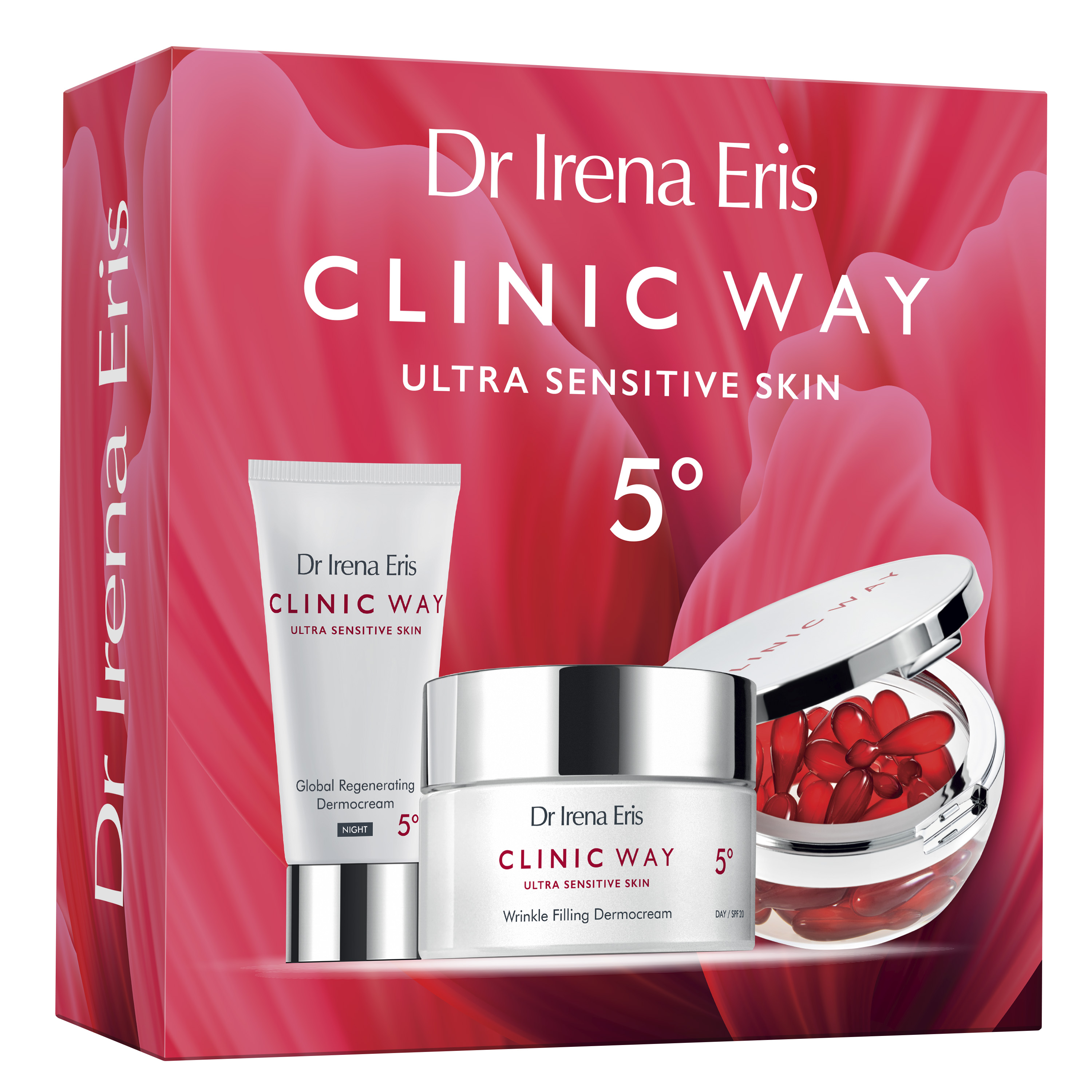 Dr Irena Eris CLINIC WAY 5 Stopień Zestaw 2024+25 ml GRATIS !!!