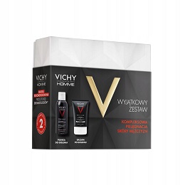 Vichy Homme Zestaw Xmass 2024  (pianka do golenia + balsam po goleniu)