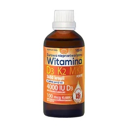 Witamina D3 K2 MK7 krop.  100 ml