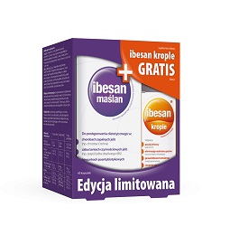 Ibesan Maślan + Krople zest. 60kaps.+30ml