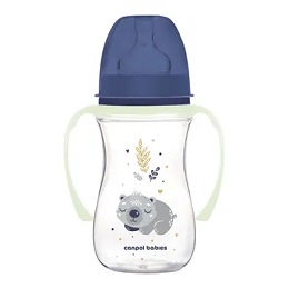 Canpol Babies Butelka 240ml antykolkowa EasyStart Sleepy Koala 3m+ 35/237_blu *