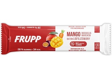 Frupp baton liofilizowany mango marakuja marchew 10g