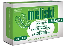 Meliski + Żołądek pastyl.dossania 20szt.