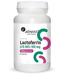 Aliness Lactoferrin LFS 90% 100 mg 60 kaps. *