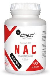 Aliness NAC N-Acetyl-L-Cysteine 190 mg 100 tab.*