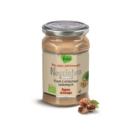 Nocciolata Bianca BIO Krem z orzechów laskowych 250G *