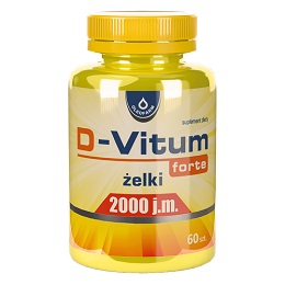 D-Vitum Forte 2000 j.m. Żelki 60 szt.