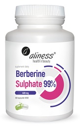 Aliness Berberine Sulphate 99% 400 mg 60 kaps. *