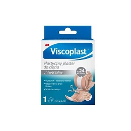 Viscoplast Plaster elastyczny do cięcia 1m x 6cm, 1szt.