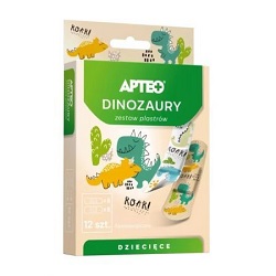 Apteo Zestaw plastrów dziecięce dinozaury *
