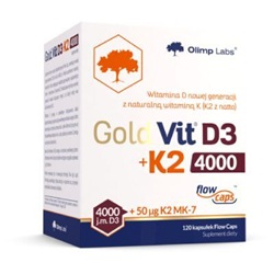 Olimp Gold-Vit D3 + K2 4000 120 kaps. *